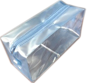 【1元特买】卫生巾包装拉链袋 蓝色收纳袋 定做PVC环保塑料袋