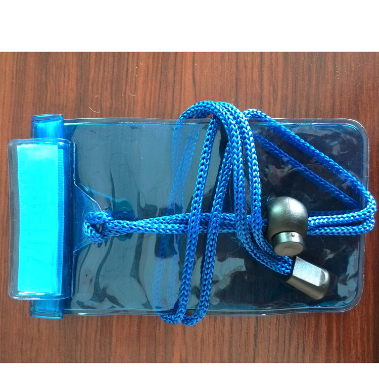 pvc手机壳包装袋 挂绳手机防水袋 pvc布丁包装袋定制